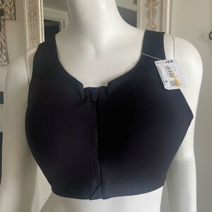NWT Lululemon Enlite Bra Zip Front Closure Sports Bra Size 38 DD